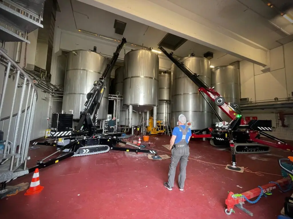 Demontagesloop van een fabriek